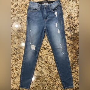 Torrid  Skinny High Jeans with Distressed Design